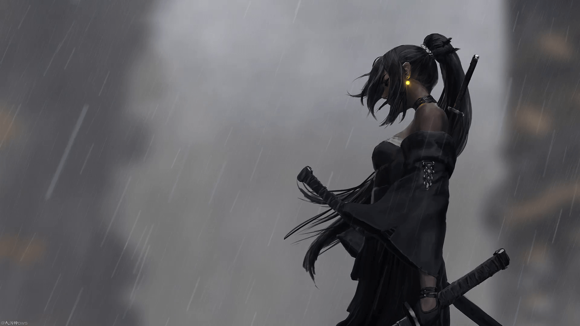 Rainfall Samurai Girl